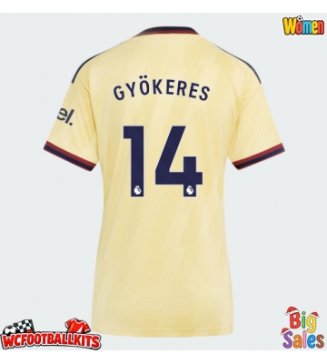 Arsenal Viktor Gyokeres #14 Replica Third Stadium Shirt for Women 2026-27 Short Sleeve